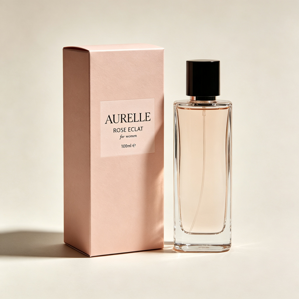 Custom Perfume Box Manufacturer | Blush Pink Folding Carton | Shenzhen CKT Print